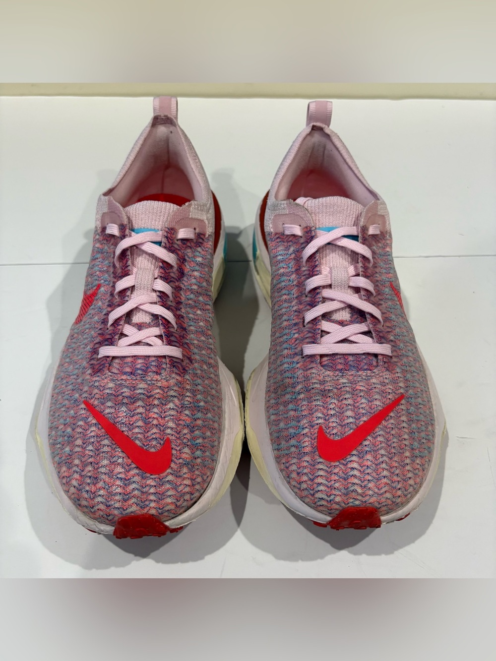 Nike ZoomX Invincible Run Flyknit 3 Womens 9.5 Pink Running Shoes DR2660-600 - Picture 2 of 10